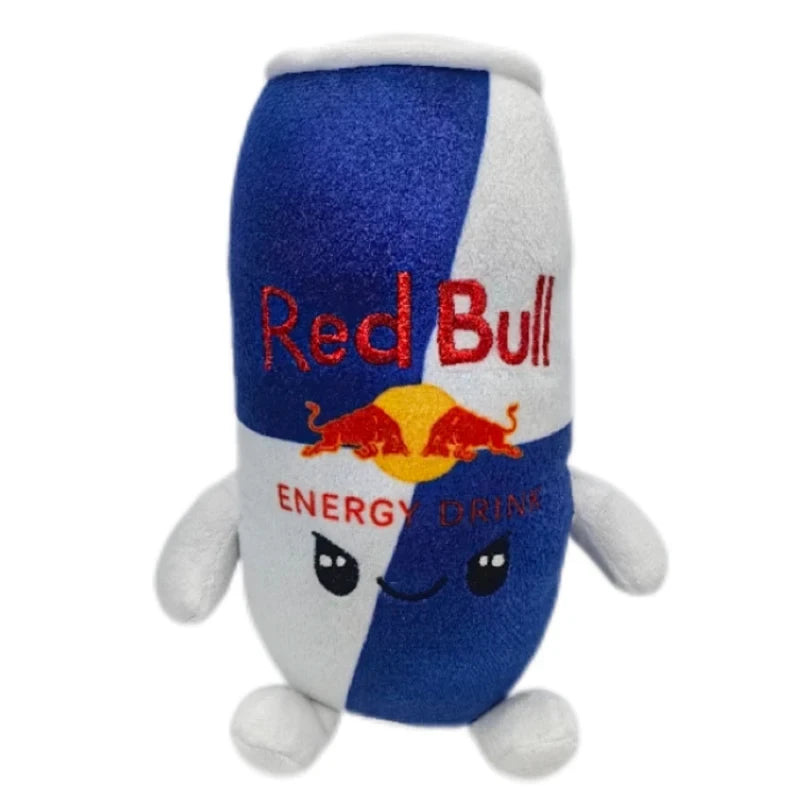 Red Energy Drink Plush Doll