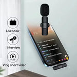 Wireless Lavalier Microphone for Mobile Broadcasting
