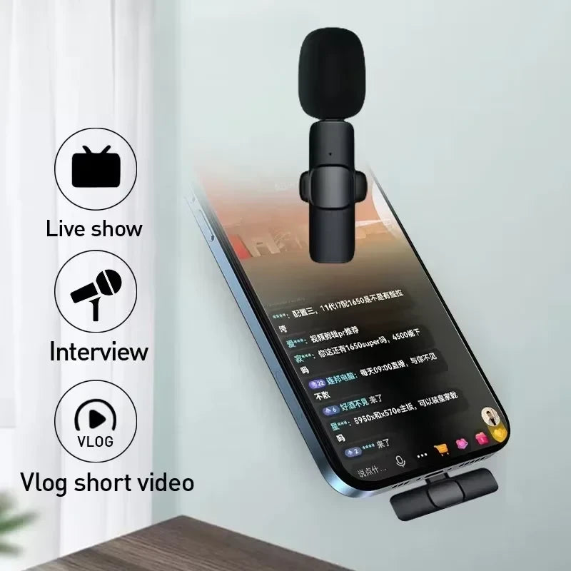 Wireless Lavalier Microphone for Mobile Broadcasting