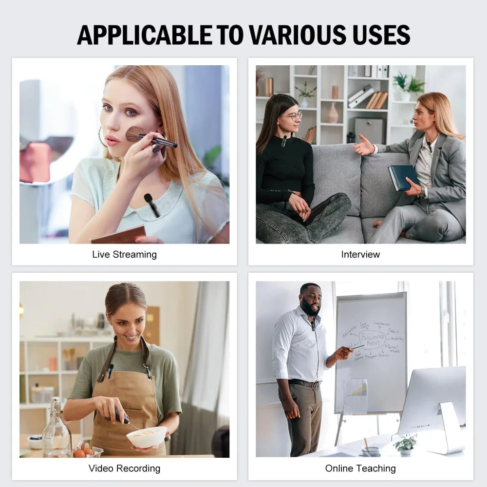 Wireless Lavalier Microphone for Mobile Broadcasting