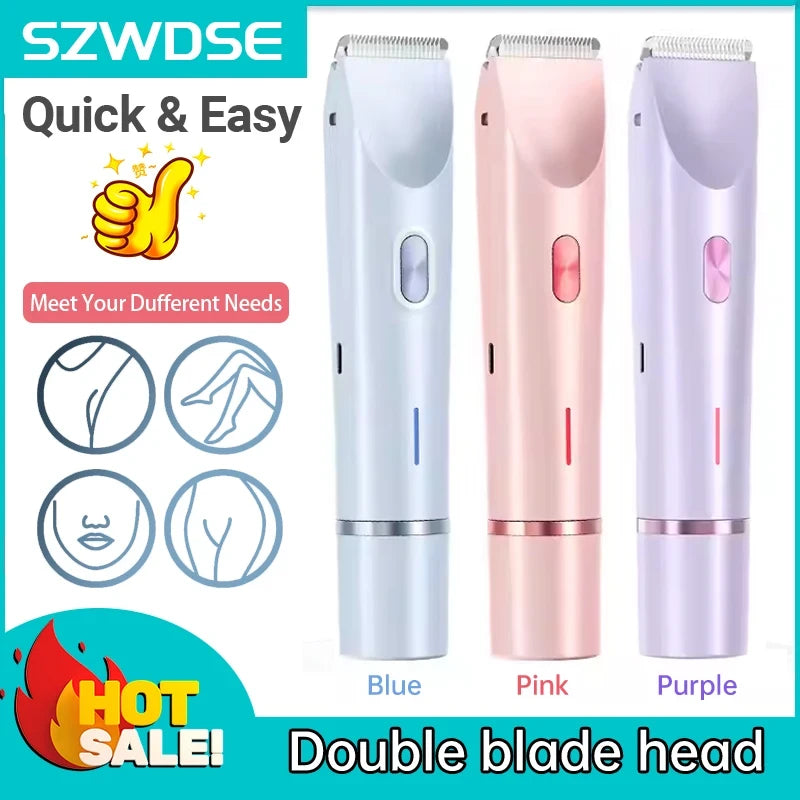 Portable Dual Head Electric Epilator