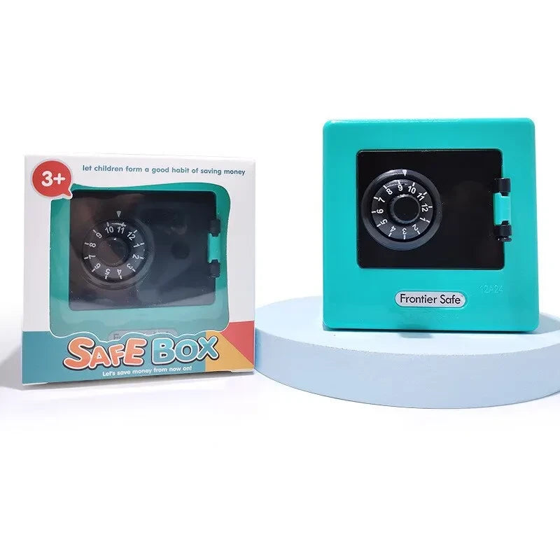 Retro Rotating Password Piggy Bank