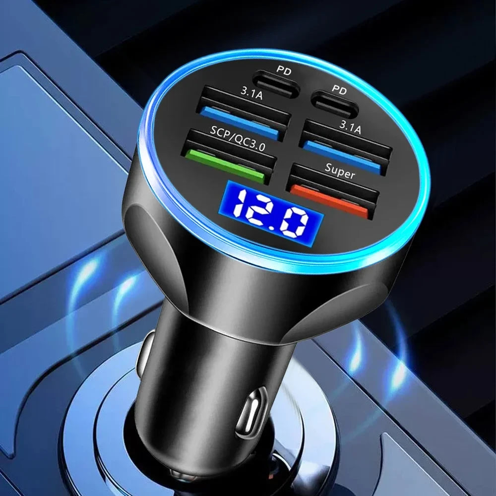 Multi-Port Fast Car Charger
