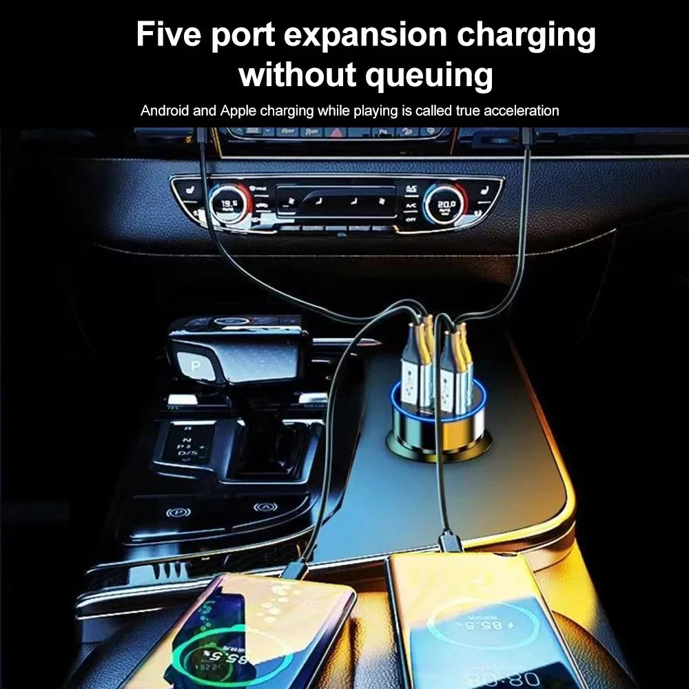 Multi-Port Fast Car Charger