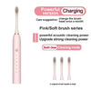 Electric Ultrasonic Toothbrush Set