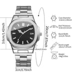 Square Dial Quartz Watch