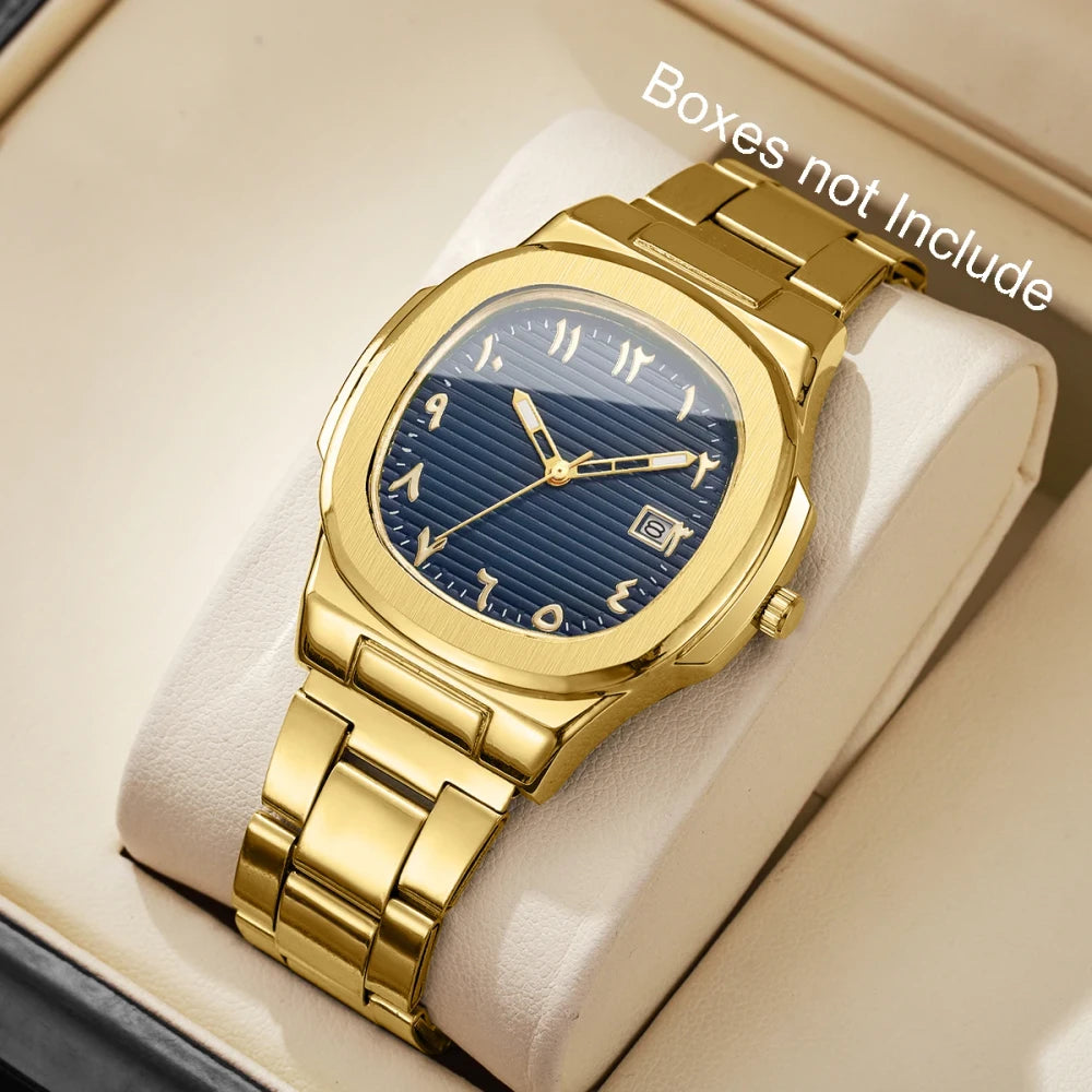 Square Dial Quartz Watch