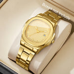 Square Dial Quartz Watch
