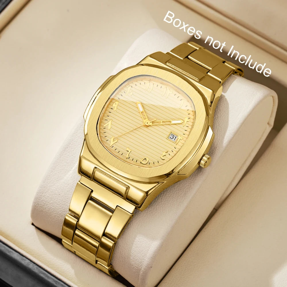 Square Dial Quartz Watch