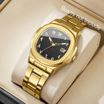 Square Dial Quartz Watch