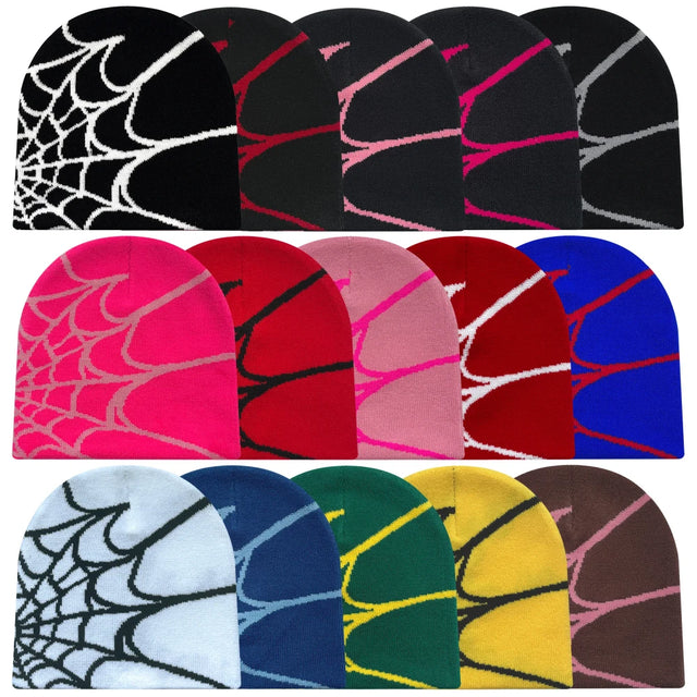 Spider Web Knit Beanie