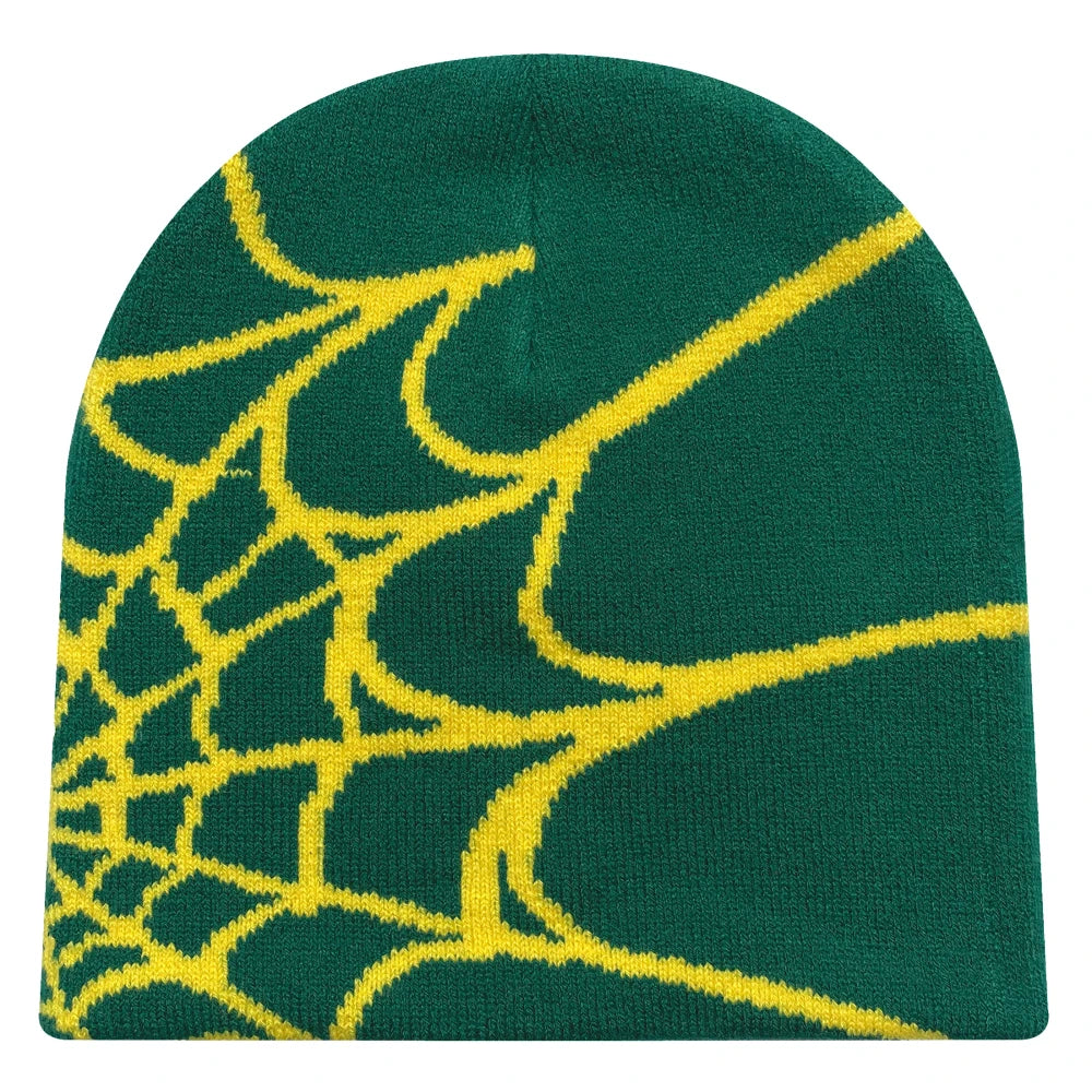 Spider Web Knit Beanie