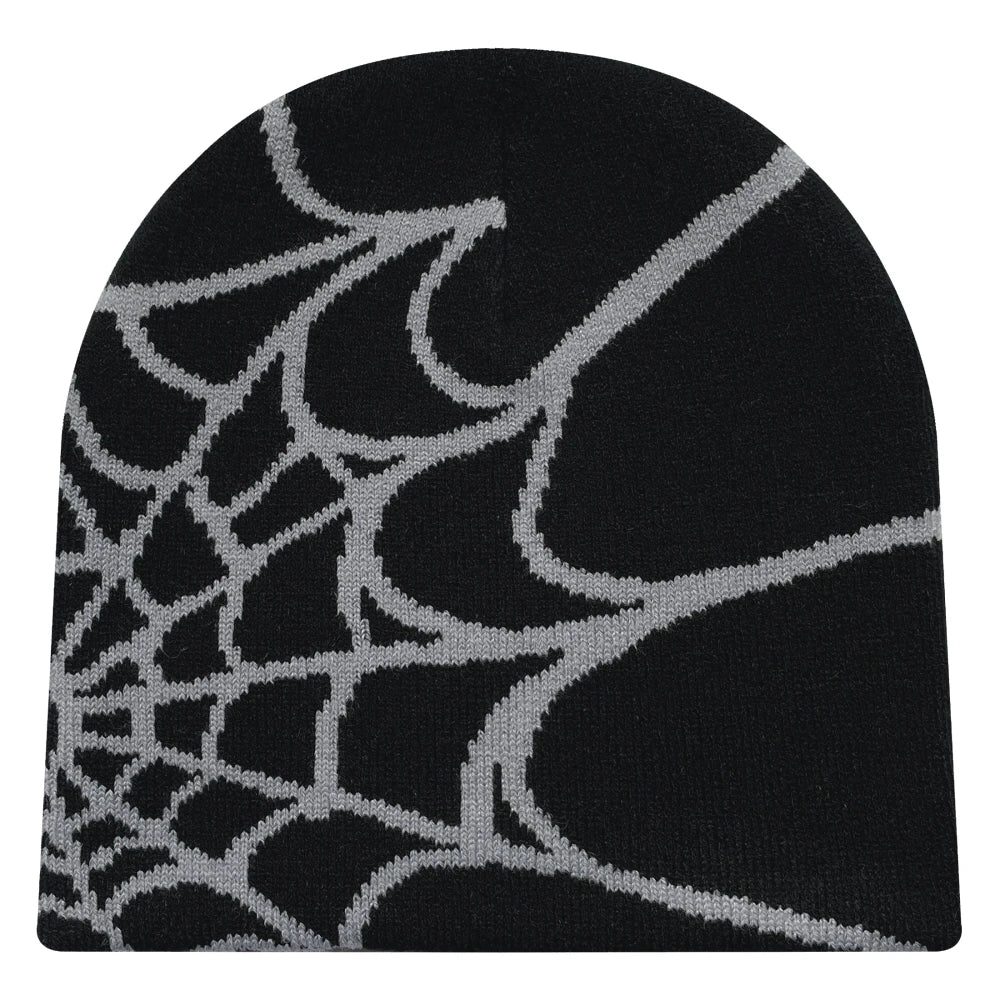 Spider Web Knit Beanie