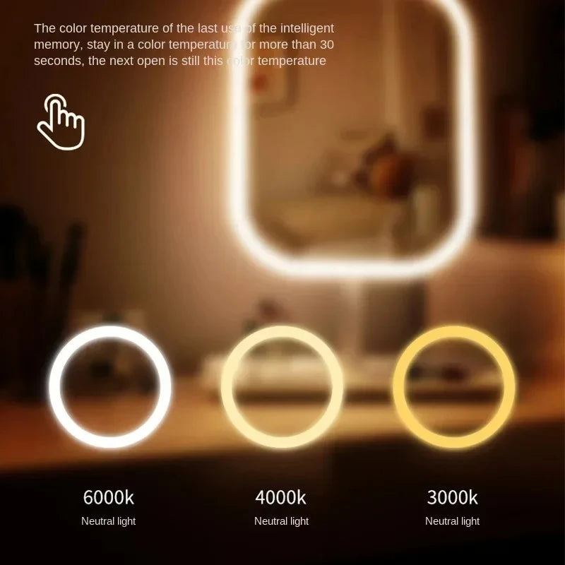 Minimalist LED Makeup Vanity Mirror