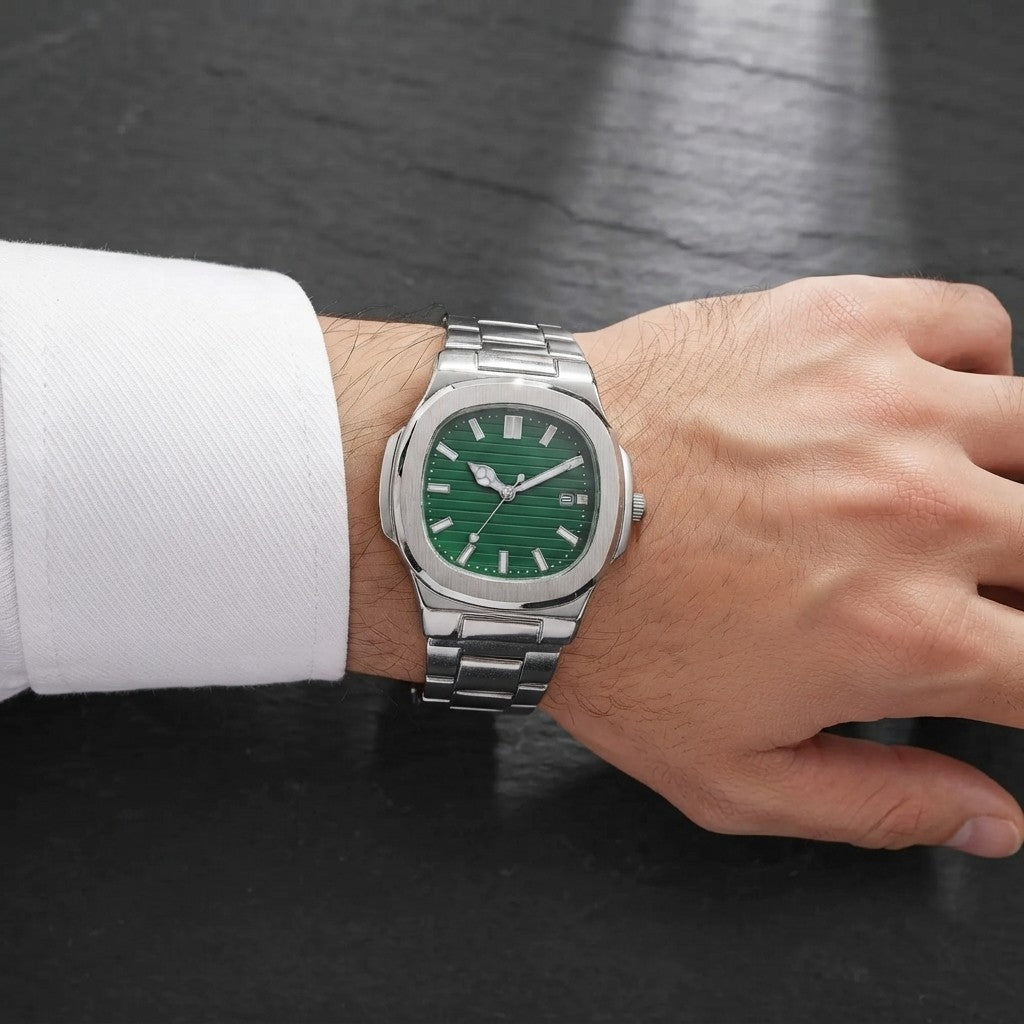 Square Dial Quartz Watch