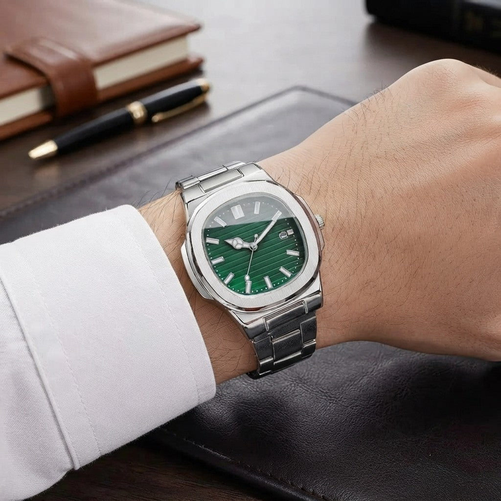 Square Dial Quartz Watch